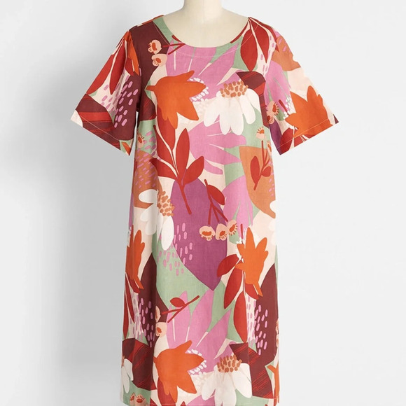 Modcloth Dresses & Skirts - Modcloth "Amused and Enthused" Shift Dress Princess Highway